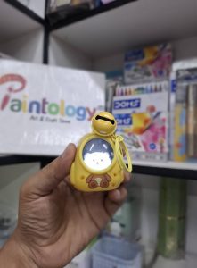 Creative Bear Keychain Atmosphere Light Cute Small Night Light Keychain Kawaii Light Up Astronaut Keychain for Car Accessory Backpack Decor Gift Item Nighttime Safety Fashionable