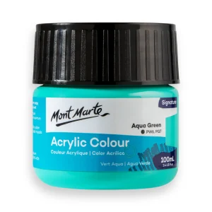 Acrylic Colour Paint Signature 100ml (3.4 US fl.oz) Tub - Aqua Green