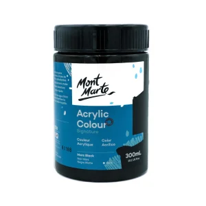Acrylic Colour Paint Signature 300ml - Mars Black