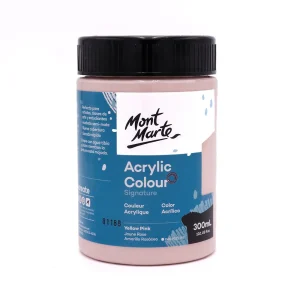 Acrylic Colour Paint Signature 300ml - Yellow Pink